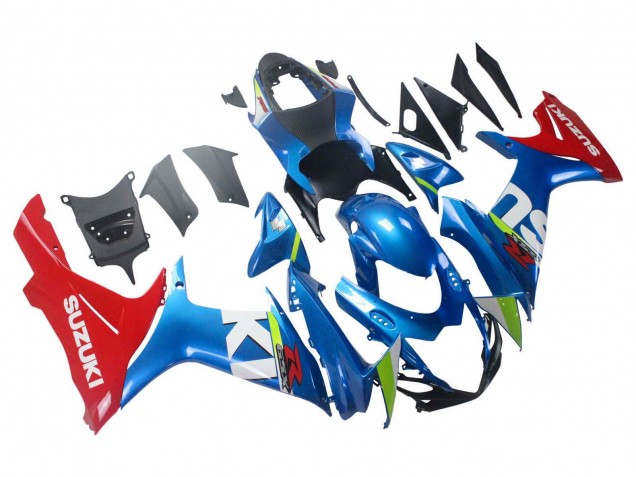 2011-2024 Suzuki GSXR 600 / GSXR 750 Motorcycle Fairings - Blue Red Australia