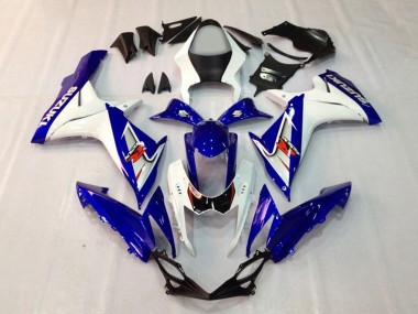 Affordable 2011-2024 Suzuki GSXR 600 / GSXR 750 Motorcycle Fairings - Blue White Australia