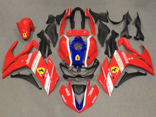 2015-2018 Yamaha YZF R3/R25 Motorcycle Fairings - Red White Blue Australia