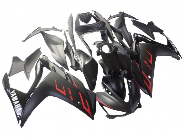 2015-2018 Yamaha YZF R3/R25 Motorcycle Fairings - Glossy Black Matte Black Red Australia