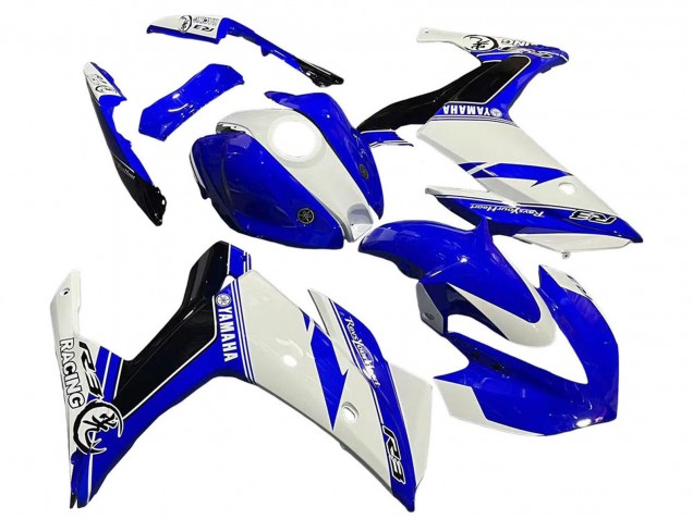 2015-2018 Yamaha YZF R3/R25 Motorcycle Fairings - White Blue Black Racing Australia