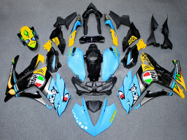 2015-2018 Yamaha YZF R3/R25 Motorcycle Fairings - Light Blue Yellow Silver Black Australia