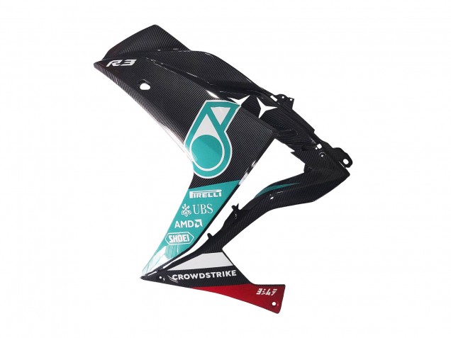 2015-2018 Yamaha YZF R3/R25 Motorcycle Fairings - White Green Glossy Black Australia