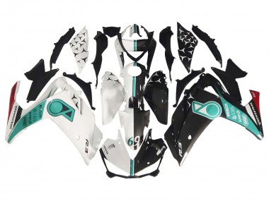 Affordable 2015-2018 Yamaha YZF R3/R25 Motorcycle Fairings - White Green Glossy Black Australia