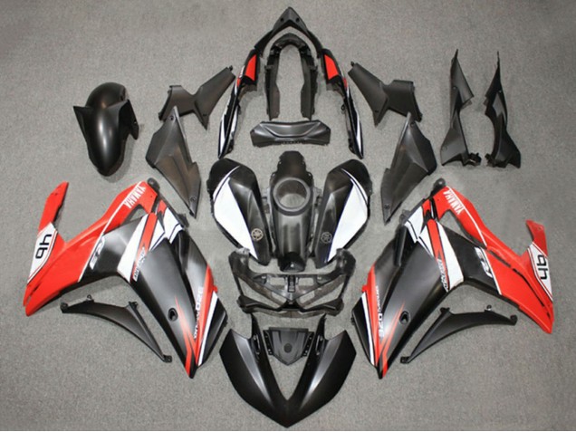 2015-2018 Yamaha YZF R3/R25 Motorcycle Fairings - White Red Matte Black 46 Australia