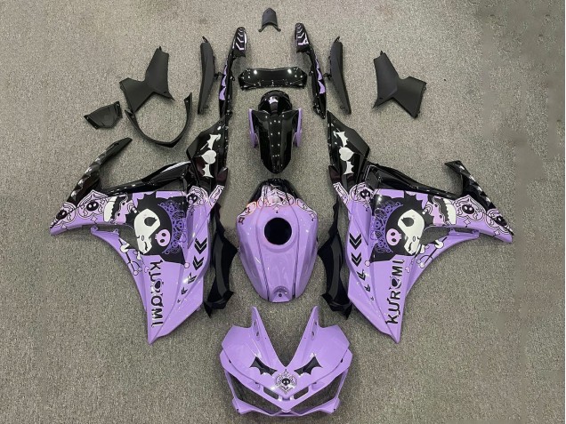 2015-2018 Yamaha YZF R3/R25 Motorcycle Fairings - Purple White Black Australia
