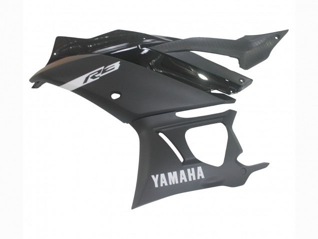 2019-2021 Yamaha YZF R3/R25 Motorcycle Fairings - Matte Black Silver Australia
