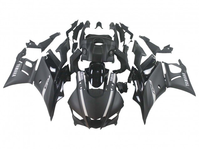 2019-2021 Yamaha YZF R3/R25 Motorcycle Fairings - Matte Black Silver Australia