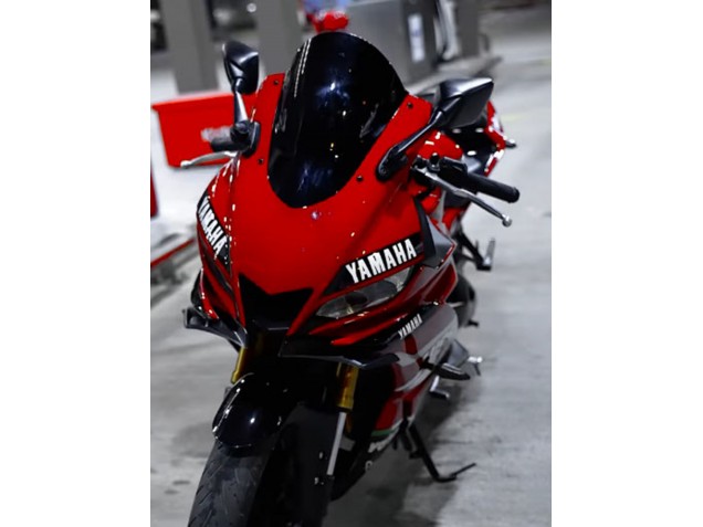 2019-2021 Yamaha YZF R3/R25 Motorcycle Fairings - Dark Red White Silver Black Valsir Australia