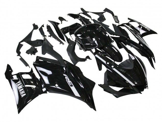 2019-2021 Yamaha YZF R3/R25 Motorcycle Fairings - Glossy Black White Australia