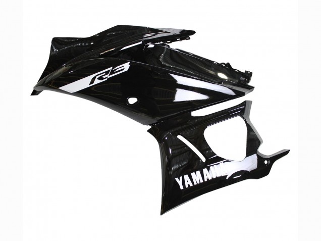 2019-2021 Yamaha YZF R3/R25 Motorcycle Fairings - Glossy Black White Australia
