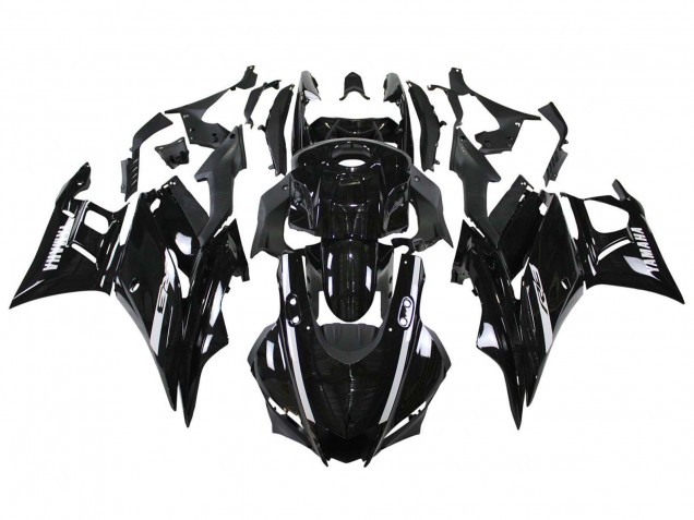 2019-2021 Yamaha YZF R3/R25 Motorcycle Fairings - Glossy Black White Australia