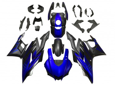 Affordable 2019-2021 Yamaha YZF R3/R25 Motorcycle Fairing - Blue Matte Black Australia