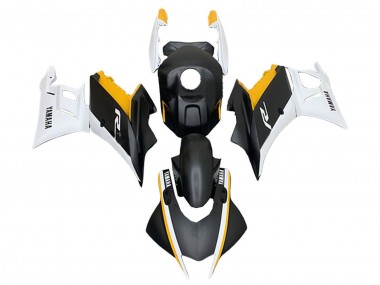 Affordable 2019-2021 Yamaha YZF R3/R25 Motorcycle Fairings - White Yellow Matte Black Australia