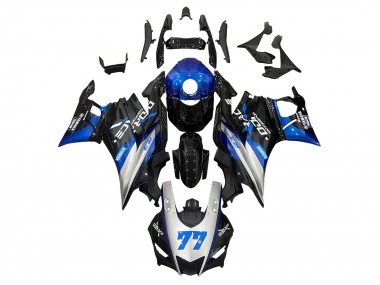 Affordable 2019-2021 Yamaha YZF R3/R25 Motorcycle Fairings - Silver Blue Black 77 Australia