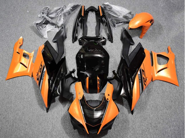 2019-2021 Yamaha YZF R3/R25 Motorcycle Fairings - Orange Glossy Black Australia