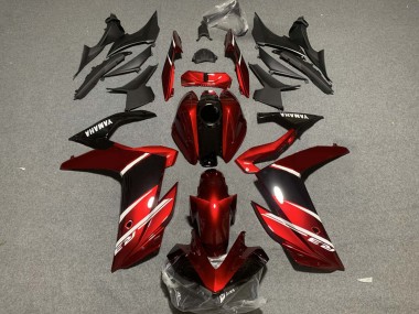 Affordable 2019-2021 Yamaha YZF R3/R25 Motorcycle Fairings - Red White Glossy Black Australia