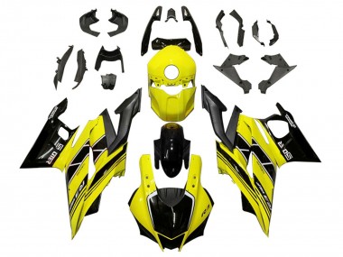 Affordable 2019-2021 Yamaha YZF R3/R25 Motorcycle Fairings - Yellow Black Carbon Fiber Australia