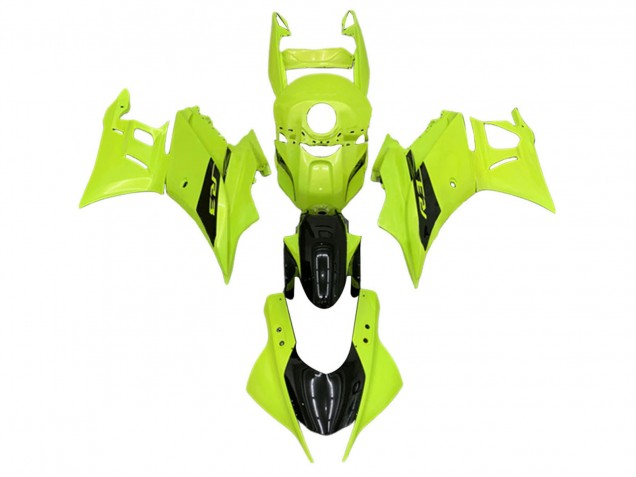 2019-2021 Yamaha YZF R3/R25 Motorcycle Fairings - Neon Green Black Australia