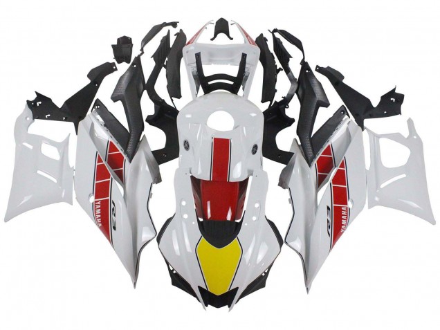 2019-2021 Yamaha YZF R3/R25 Motorcycle Fairings - White Red Yellow Black Australia
