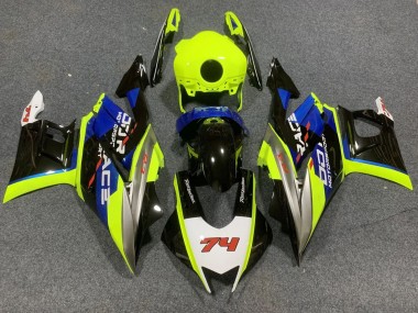 Affordable 2022-2024 Yamaha YZF R3/R25 Motorcycle Fairings - Neon Green Blue Glossy Black 74 Australia