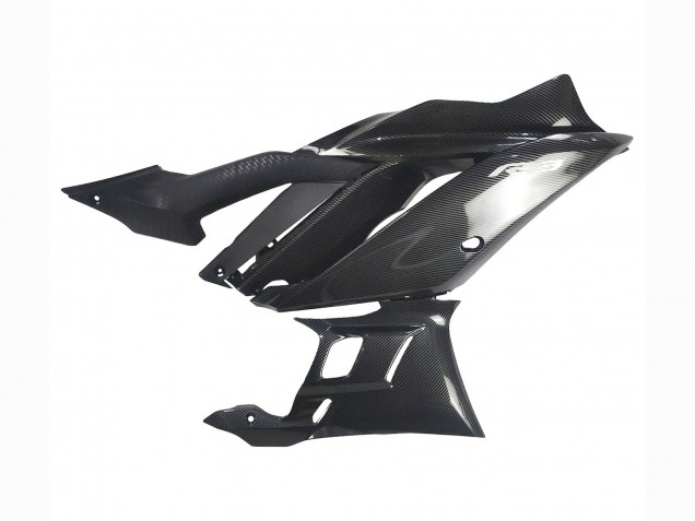 2022-2024 Yamaha YZF R3/R25 Motorcycle Fairings - Black Carbon Fiber Style Silver Blue Australia
