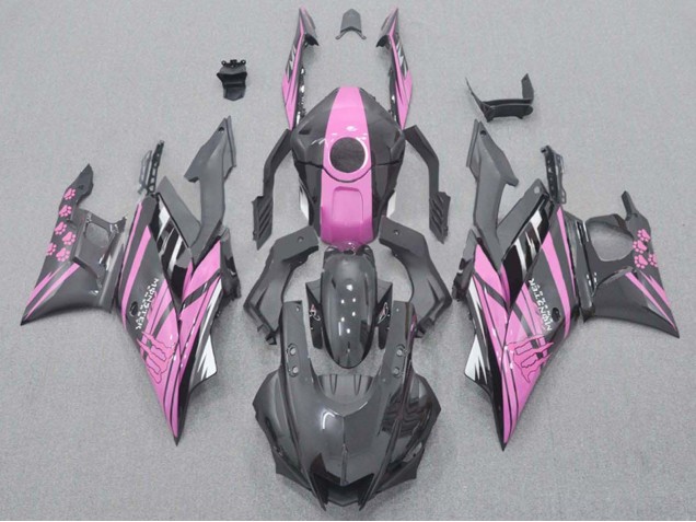 2022-2024 Yamaha YZF R3/R25 Motorcycle Fairings - Pink Black Monster Australia
