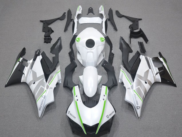 2022-2024 Yamaha YZF R3/R25 Motorcycle Fairings - White Green Silver Black Australia