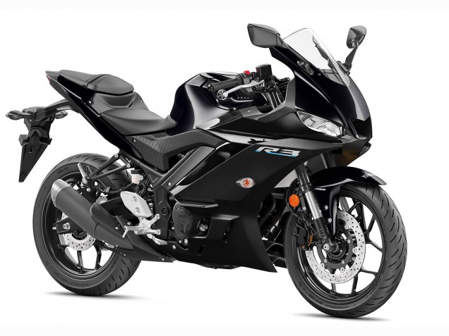 2022-2024 Yamaha YZF R3/R25 Motorcycle Fairing - Glossy Black Australia