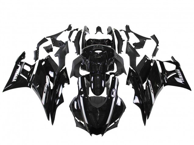2022-2024 Yamaha YZF R3/R25 Motorcycle Fairings - Glossy Black Australia