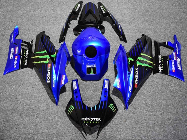 2022-2024 Yamaha YZF R3/R25 Motorcycle Fairings - Blue Green Black Monster ENEOS Yamalube Australia