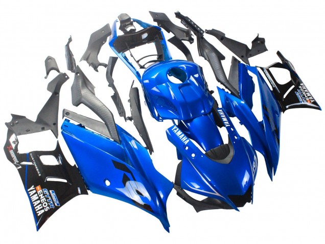 2022-2024 Yamaha YZF R3/R25 Motorcycle Fairings - Blue Black ENEOS Australia