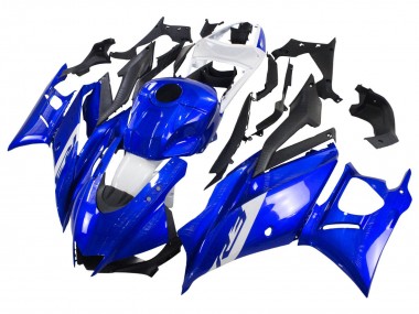 Affordable 2022-2024 Yamaha YZF R3/R25 Motorcycle Fairings - Blue White Matte Black Australia