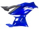 2022-2024 Yamaha YZF R3/R25 Motorcycle Fairings - Blue White Matte Black Australia