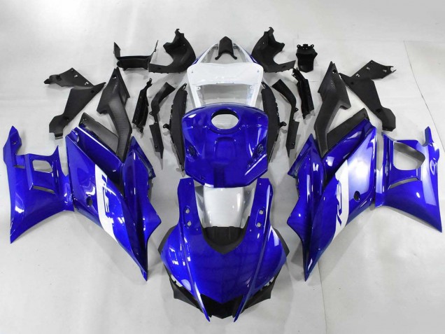 2022-2024 Yamaha YZF R3/R25 Motorcycle Fairings - Blue White Matte Black Australia