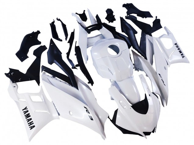 2022-2024 Yamaha YZF R3/R25 Motorcycle Fairings - White Australia