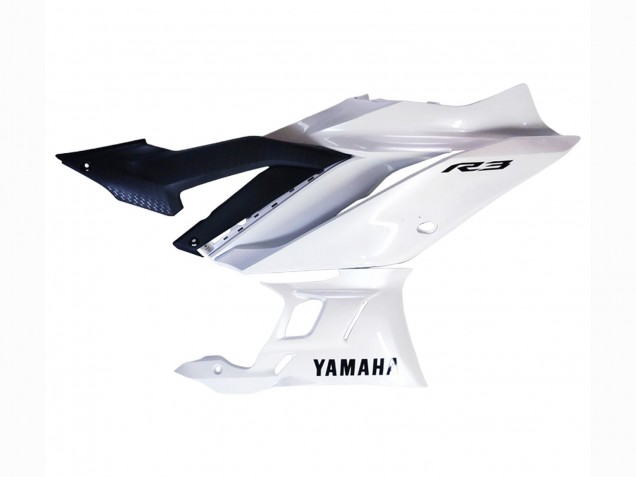 2022-2024 Yamaha YZF R3/R25 Motorcycle Fairings - White Australia