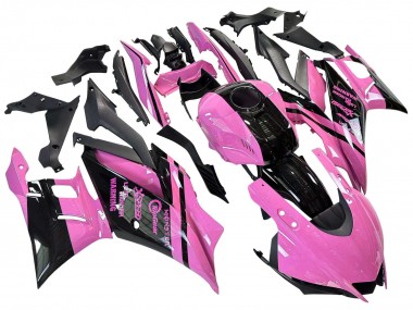 Affordable 2022-2024 Yamaha YZF R3/R25 Motorcycle Fairings - Pink Glossy Black Monster Australia