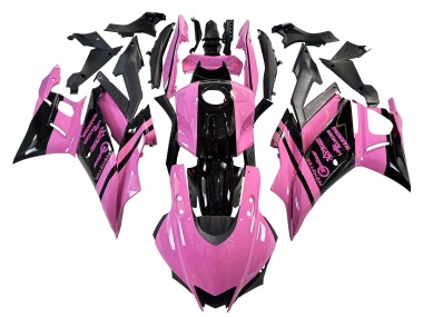 Affordable 2022-2024 Yamaha YZF R3/R25 Motorcycle Fairings - Pink Glossy Black Monster Australia