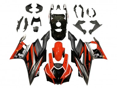 Affordable 2022-2024 Yamaha YZF R3/R25 Motorcycle Fairings - Red Grey Black ENEOS Australia