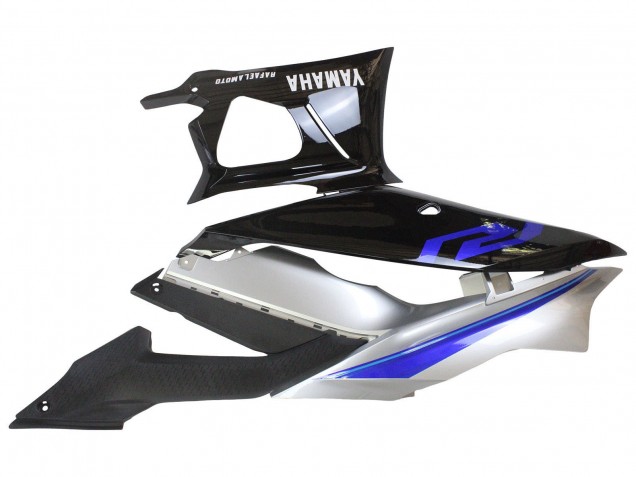 2022-2024 Yamaha YZF R3/R25 Motorcycle Fairings - Silver Blue Glossy Black Australia