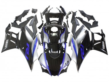 Affordable 2022-2024 Yamaha YZF R3/R25 Motorcycle Fairings - Silver Blue Glossy Black Australia