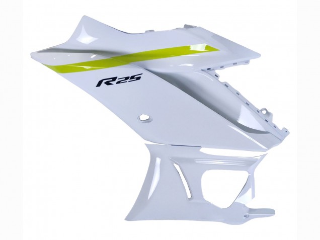 2022-2024 Yamaha YZF R3/R25 Motorcycle Fairings - White Yellow Black Australia