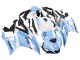 2022-2024 Yamaha YZF R3/R25 Motorcycle Fairings - White Light Blue Australia