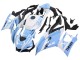 2022-2024 Yamaha YZF R3/R25 Motorcycle Fairings - White Light Blue Australia