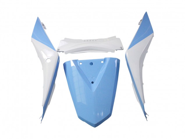 2022-2024 Yamaha YZF R3/R25 Motorcycle Fairings - White Light Blue Australia