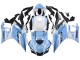 2022-2024 Yamaha YZF R3/R25 Motorcycle Fairings - White Light Blue Australia