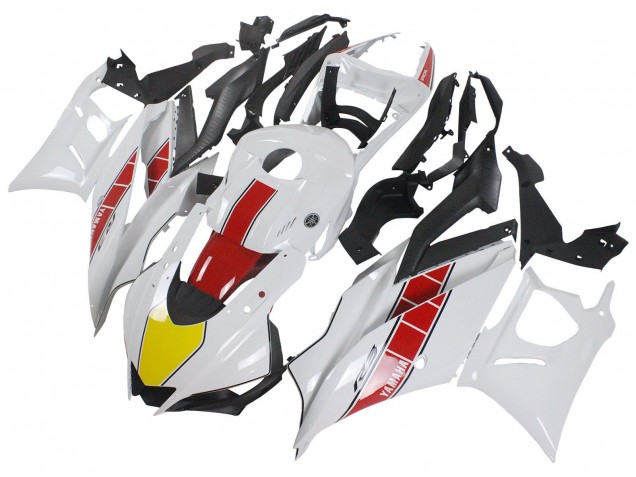 2022-2024 Yamaha YZF R3/R25 Motorcycle Fairings - White Red Yellow Black Australia