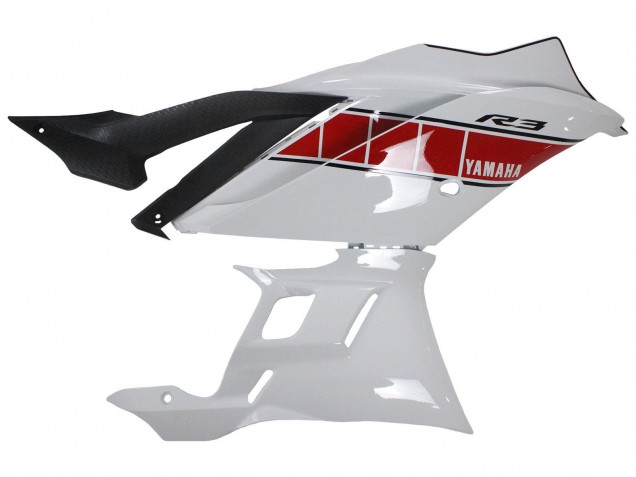 2022-2024 Yamaha YZF R3/R25 Motorcycle Fairings - White Red Yellow Black Australia
