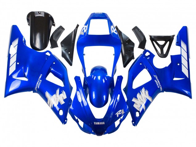 1998-1999 Yamaha YZF 1000 R1 Motorcycle Fairings - Blue White Australia